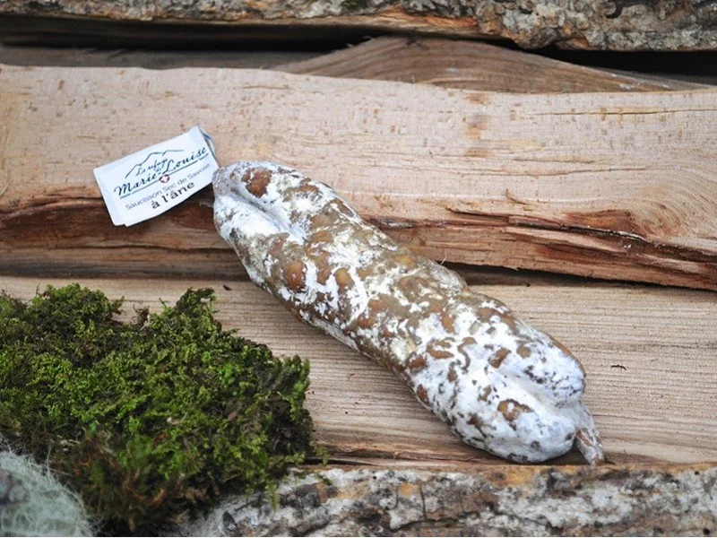 Saucisson d'âne saucisson sec de Savoie - Le Refuge de Marie-Louise