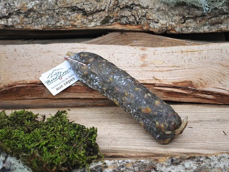 Saucisson de Savoie aux cèpes