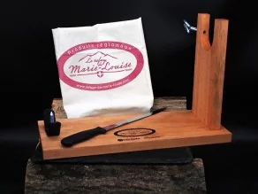 jambon cru avec os support et sac