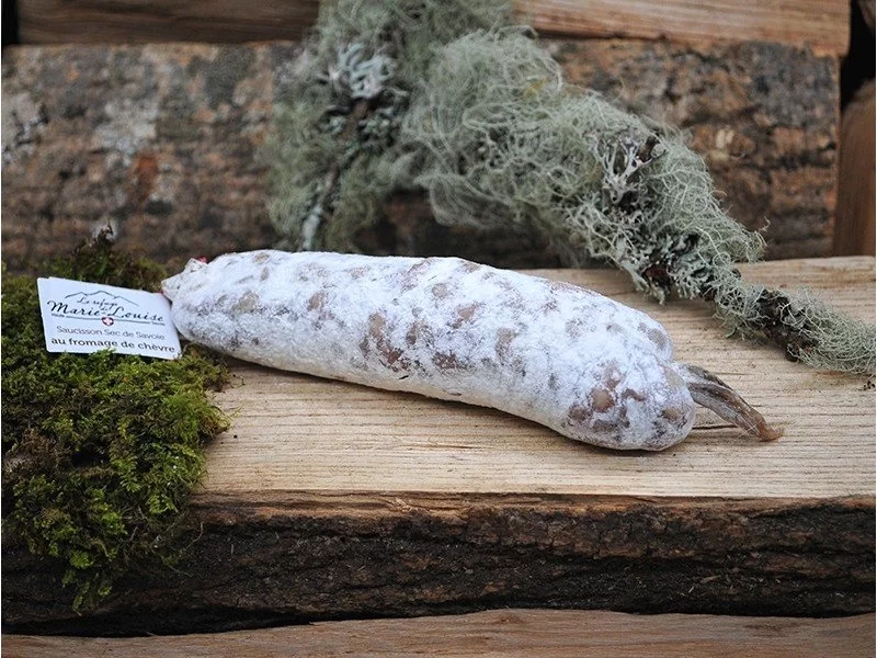 saucisson sec fromage de chèvre