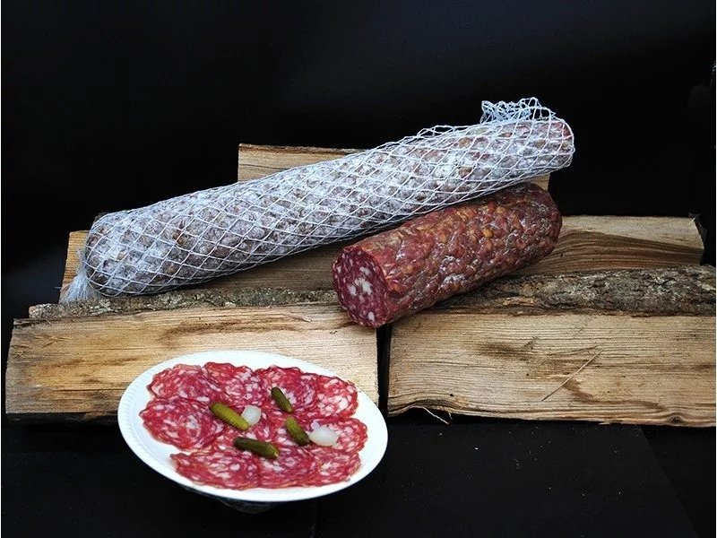 saucisson sec tranché