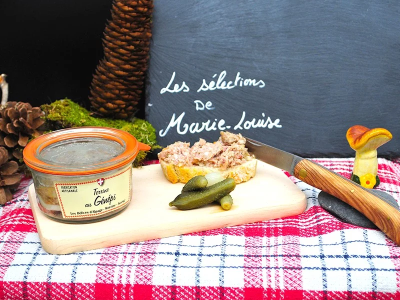 Terrine artisanale au Génépi