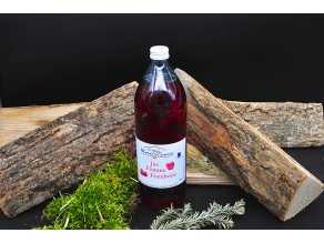 Jus de pomme framboise du Refuge de Marie-Louise