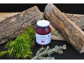 Dessert de pêche de vigne du Refuge de Marie-Louise