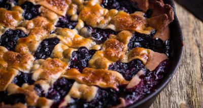 tarte des Alpes à la confiture de Myrtilles