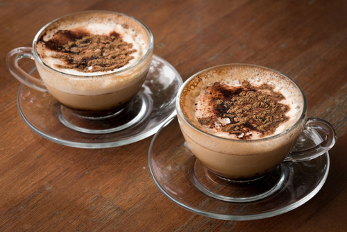 Mousseline de Génépi et crème de chocolat